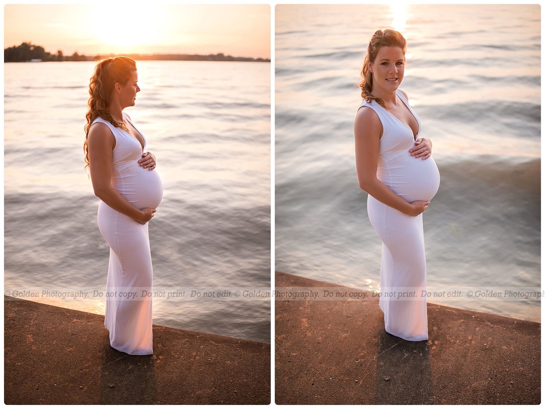 water maternity photography Chicago, IL