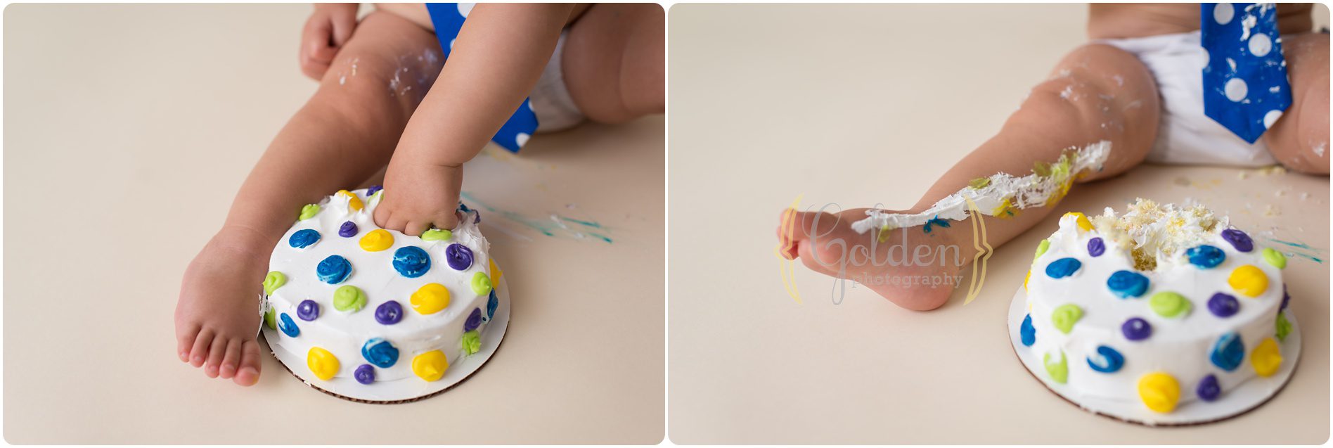 Lake Zurich one year cakesmash