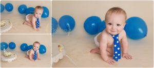 Cake smash birthday photography