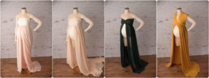 split belly dresses for maternity photos near Chicago IL