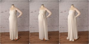 white dresses for pregnancy photos