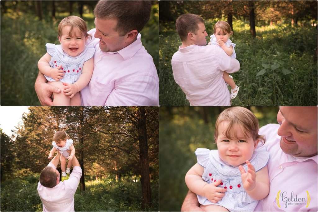 family photographed outdoors in Lake County