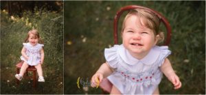 2 year old girl photographed outdoors Lake County IL