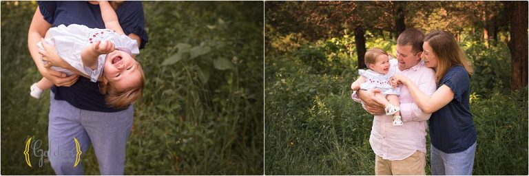 fun outdoor family photograph in Lake County IL