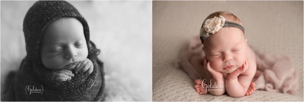 newborn babies with best newborn photographer Chicago IL