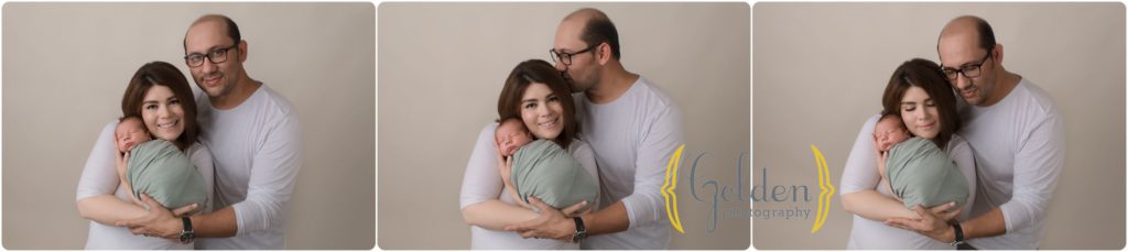 family photos with newborn baby with Lake Zurich IL newborn photographer