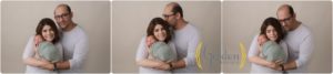 family photos with newborn baby with Lake Zurich IL newborn photographer