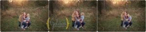 mom sits with two sons outdoors for family photos near Chicago IL