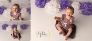 child in Barrington photo studio for birthday photos
