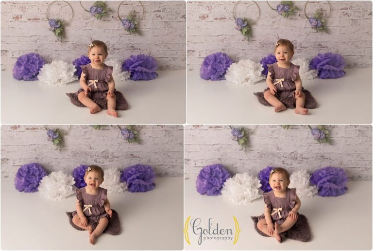 child being photographed in Barrington studio