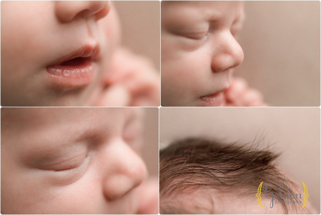 detail images of newborn baby