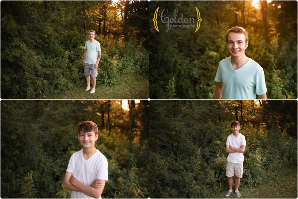 older siblings pose for family photos near Libertyville IL