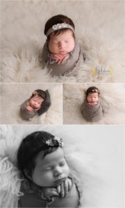 babies sleeping in Lake Zurich newborn photography session
