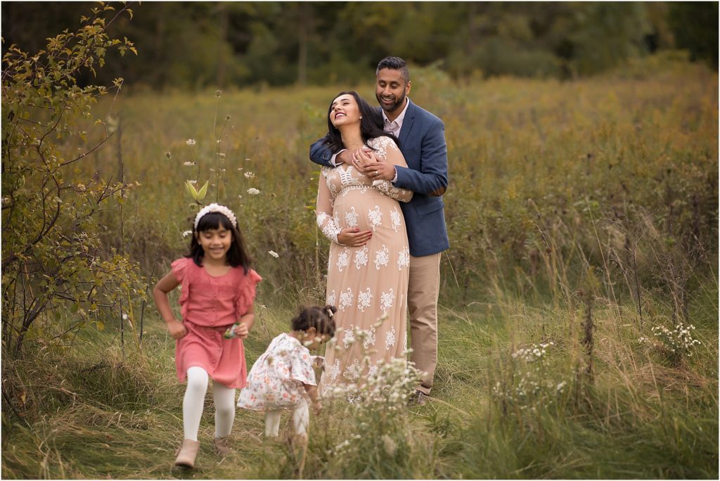 outtake of maternity photos with Golden Photography