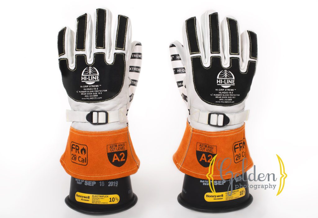 gloves on white background