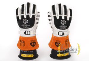 gloves on white background