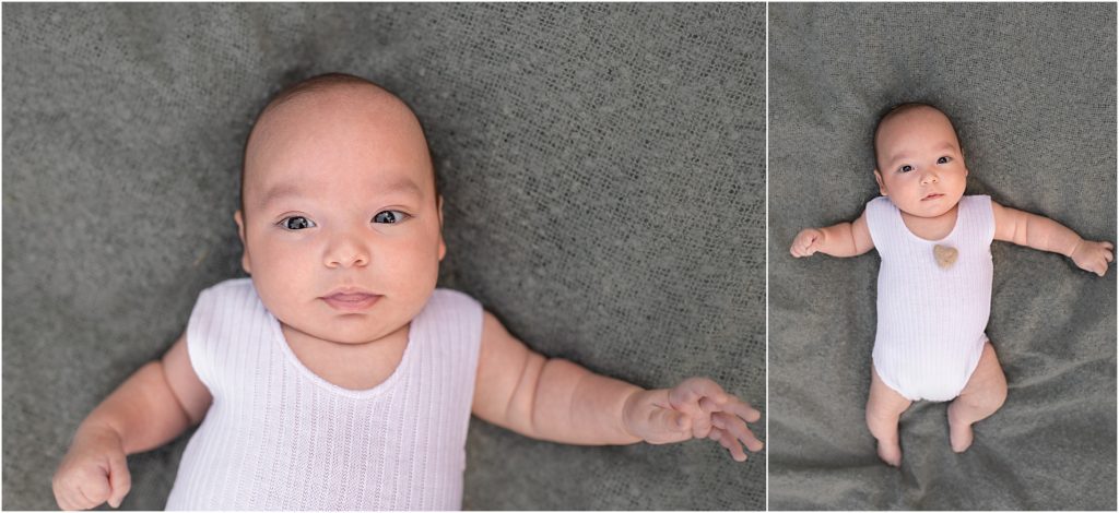 three month old photo session in Deer Park IL