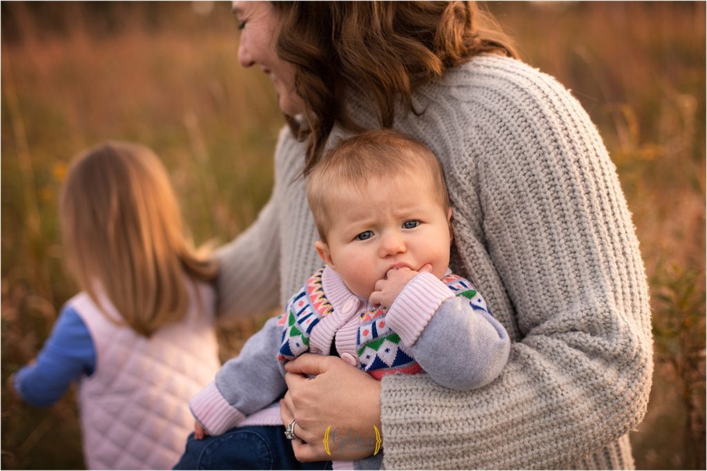 baby sucking on fingers in Long Grove IL