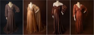 warm neutral colors for maternity photo session