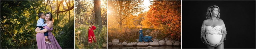 studio and outdoor pregnancy photos near Lake Zurich IL